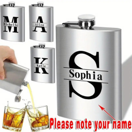 Men's Wedding Drinking Flask - Bridal Party Gifts