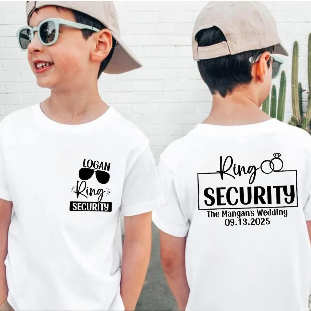 Personalized Ring Security T-Shirt Personalized Ring Security T-Shirt