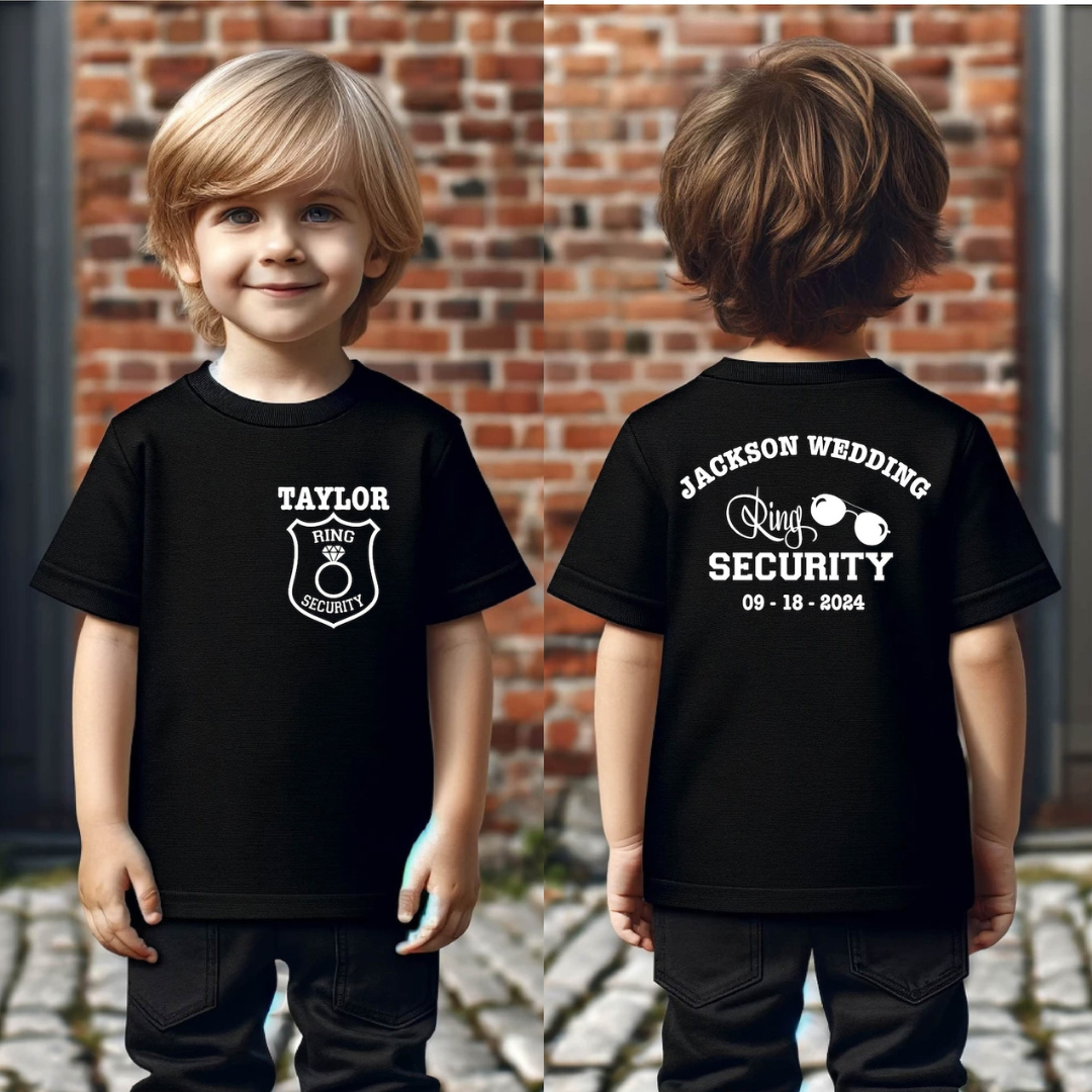 Badge Ring Security T-Shirt Badge Ring Security T-Shirt