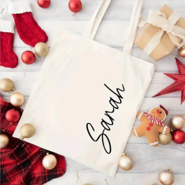 Personalized Name Tote Bag