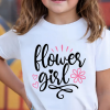 Floral Flower Girl T-Shirt