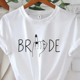 Ringed Bride T-Shirt - Bridal Party Gifts