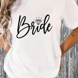 Diamond Bride T-Shirt - Bridal Party Gifts
