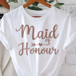 Maid of Honour T-Shirt - Bridal Party Gifts