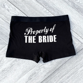 Property of the Bride Briefs - Mens Briday Party Gifts