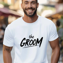 The Groom Wedding T-Shirt - Mens - Mens Wedding T-ShirtsWedding T-Shirts