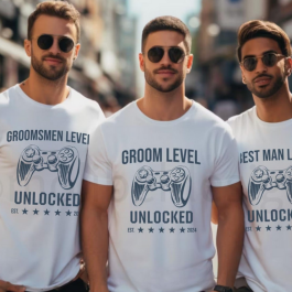 Gamers Wedding T-Shirt - Mens Wedding T-Shirts