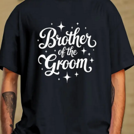 Brother of the Groom T-Shirt - Mens - Mens Wedding T-ShirtsWedding T-Shirts