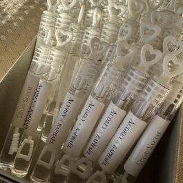 Custom Printed Wedding Bubbles - Perfect Wedding Favour Gifts for Guests.