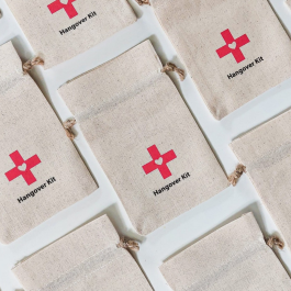 Mini Hangover Bag Wedding Favours - Perfect Wedding Favour Gifts for Guests.
