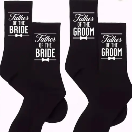 Father of the Bride OR Groom Wedding Socks