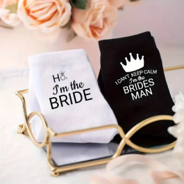 Bride OR BridesMan Wedding Socks